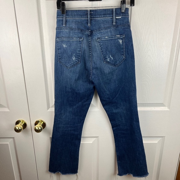 Mother Jeans Button Fly Hustler Ankle Chew Breaking the Law Size 27 - Picture 4 of 6